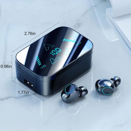 M48 True Wireless Earphone Charging Treasure with Digital Display Supports Mobile Phone Charging and LED Battery Indicator - Image 5