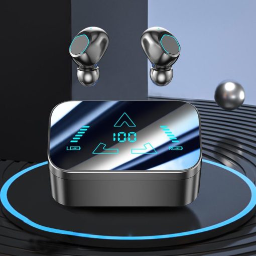 M48 True Wireless Earphone Charging Treasure with Digital Display Supports Mobile Phone Charging and LED Battery Indicator