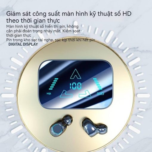 M48 True Wireless Earphone Charging Treasure with Digital Display Supports Mobile Phone Charging and LED Battery Indicator - Image 4